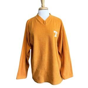 TENNESSEE VOLUNTEERS PRO EDGE Large Poly PULLOVER Fleece JACKET Sweatshirt NCAA